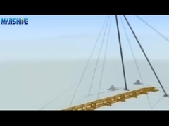 Pallone di gin sospeso all'interno in acciaio per la costruzione e la progettazione di torri