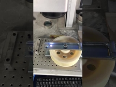 Equipaggiamento trasportatore rulli di cavi con fascia ignifugia e rulliera in alluminio