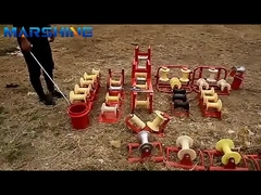 Cavo di alluminio ruota di nylon angolo verso il cielo blocco di puleggia con 5kn carico nominale