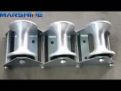 7.7-18 kg Capacità di carico Ruota in alluminio di nylon, rulli di trazione del cavo